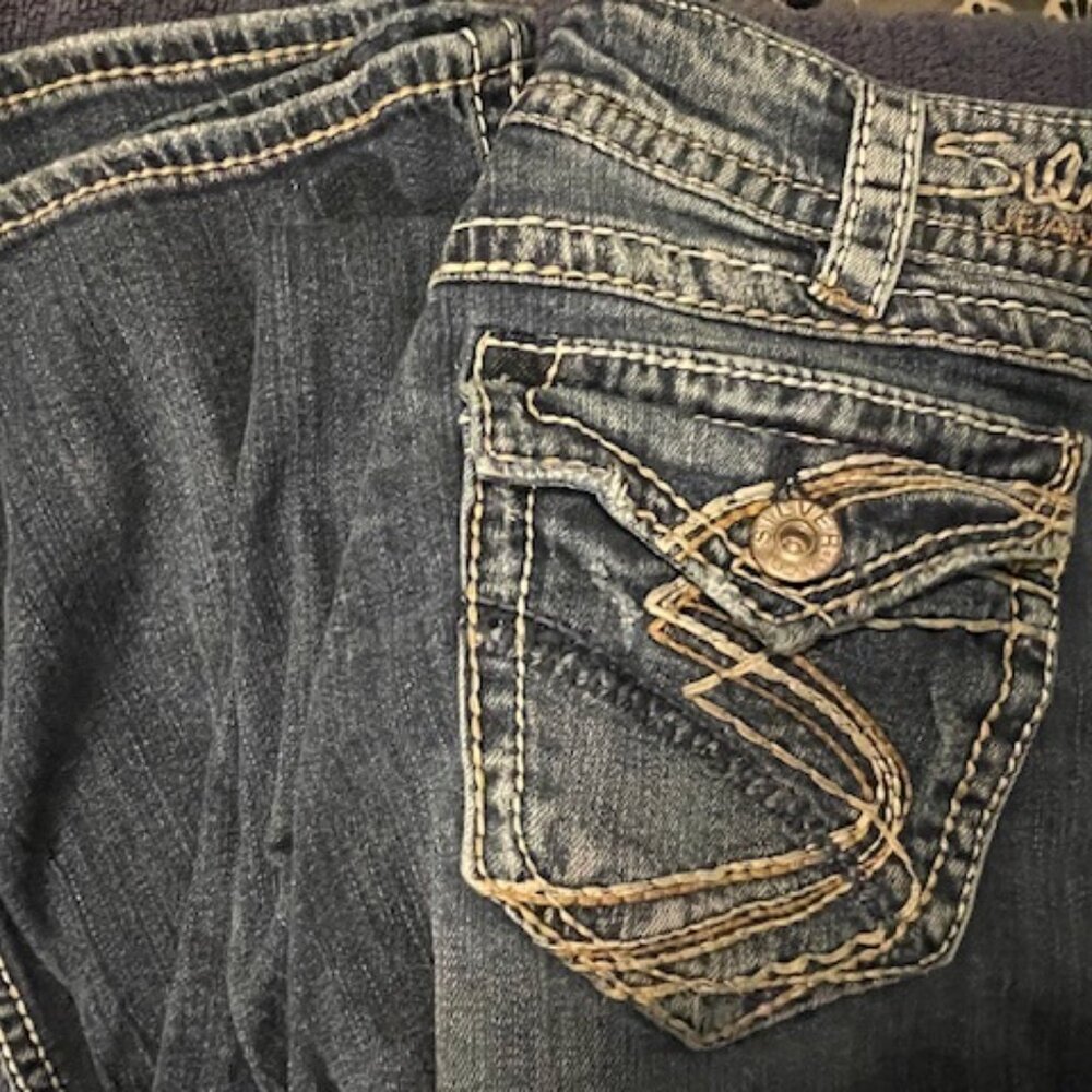 Women's Silver Suki Surplus Bootcut denim‎ jeans